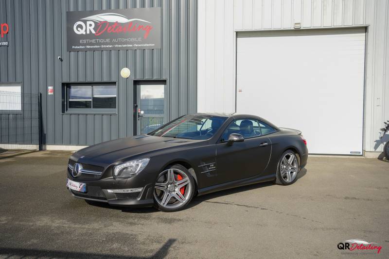 covering Mercedes SL63 AMG noir Mat